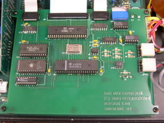 Photo of DMX MIDI circuit board